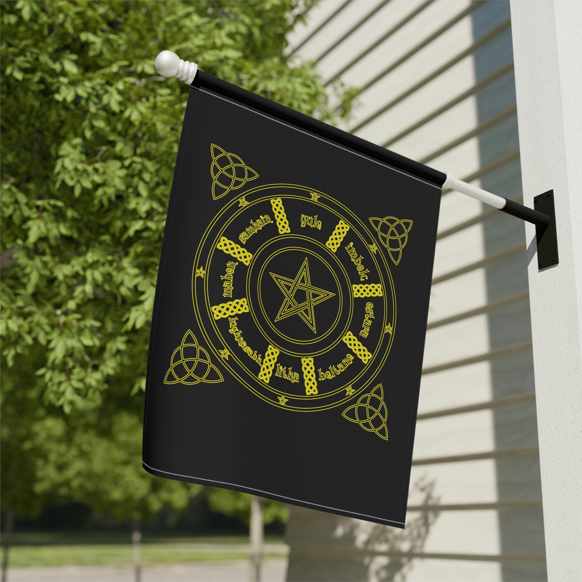 Wheel of the Year Garden & House Banner