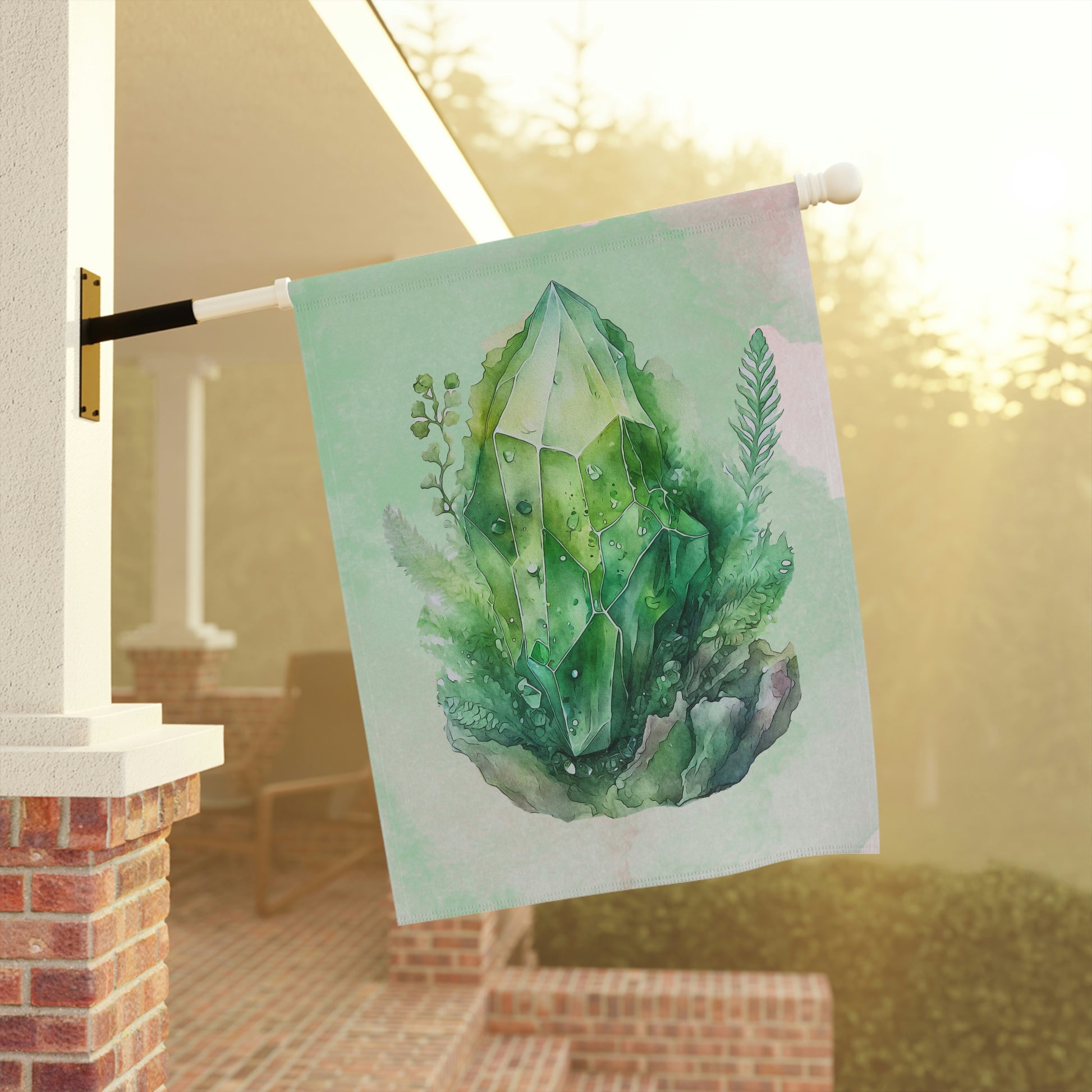 Green Crystal Garden & House Banner
