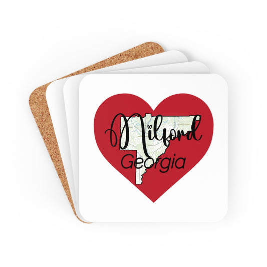 Milford Georgia Corkwood Coaster Set