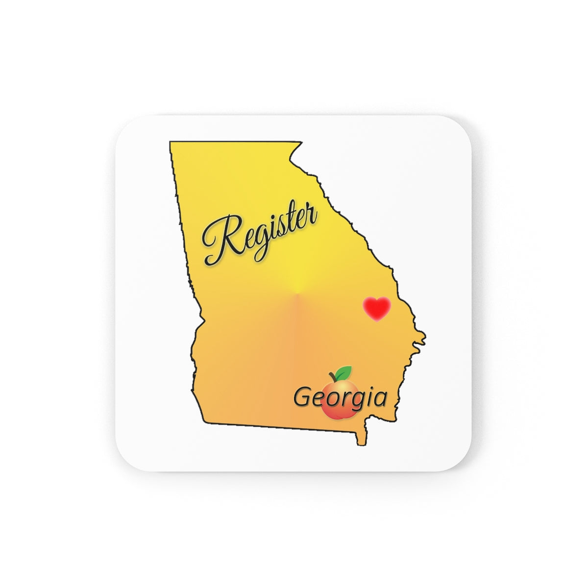 Register Georgia Corkwood Coaster Set