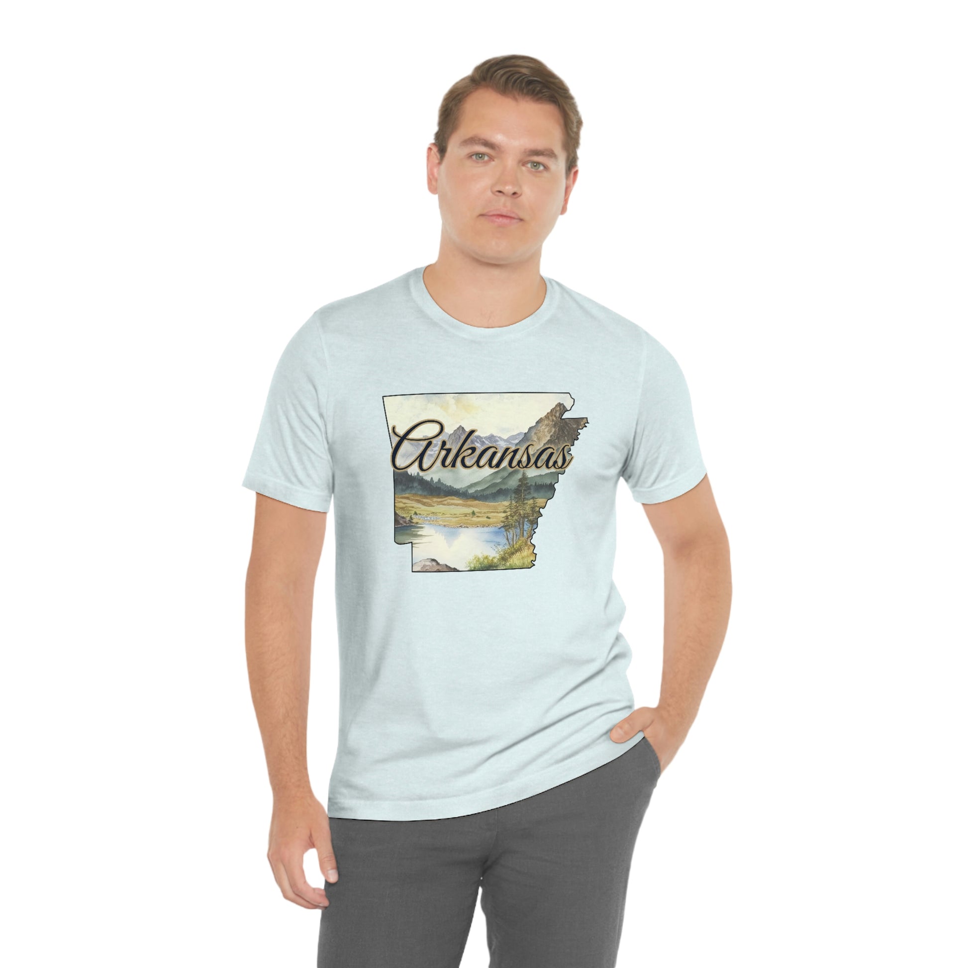 Arkansas Landscape Unisex Jersey Short Sleeve Tee Tshirt T-shirt