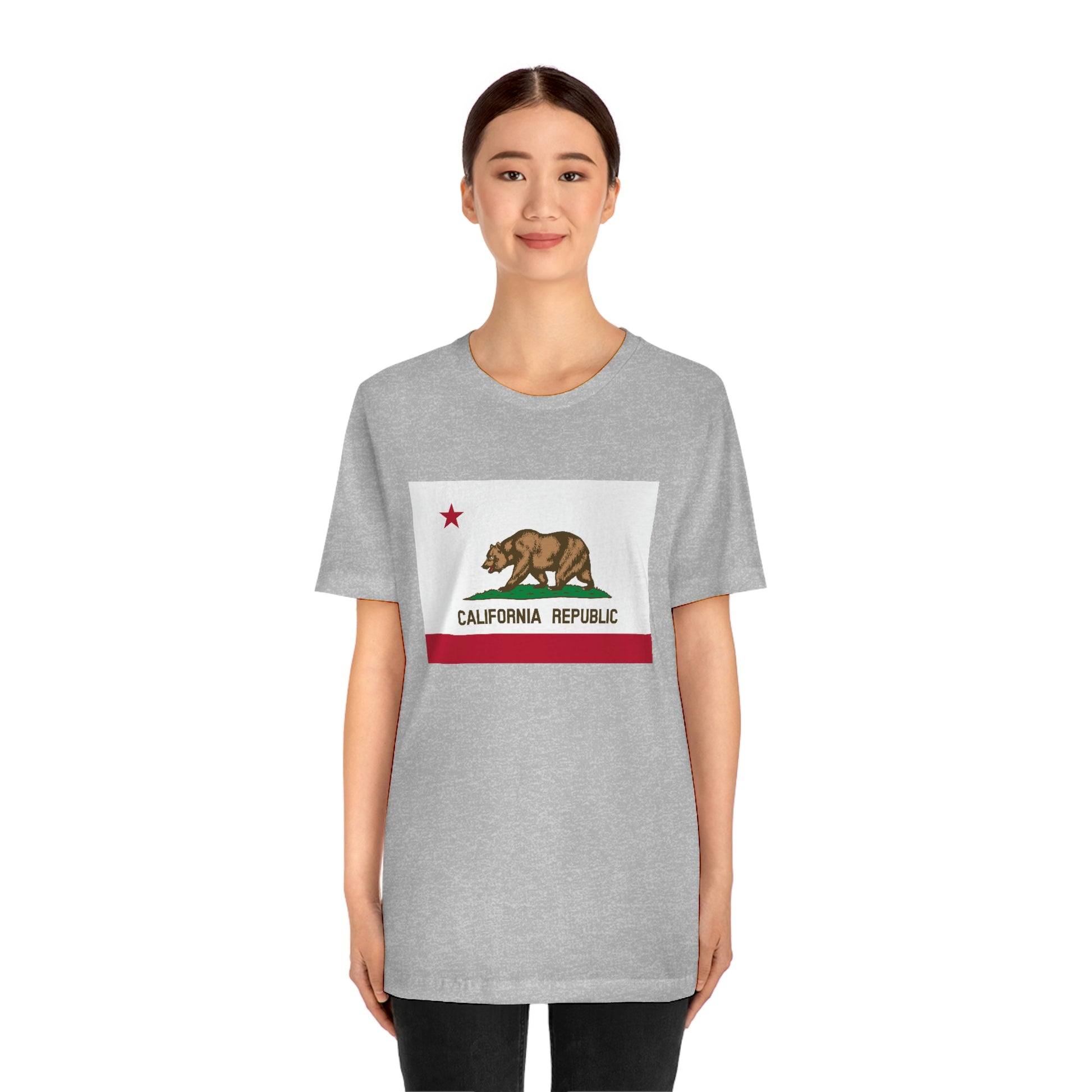 California Flag Unisex Jersey Short Sleeve Tee Tshirt T-shirt