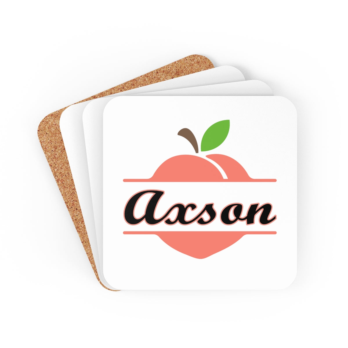 Axson Georgia Corkwood Coaster Set