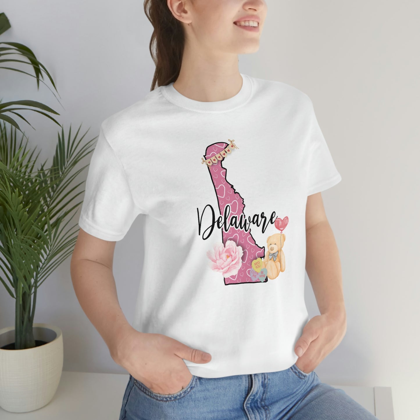 Delaware Valentine Short Sleeve  T-shirt
