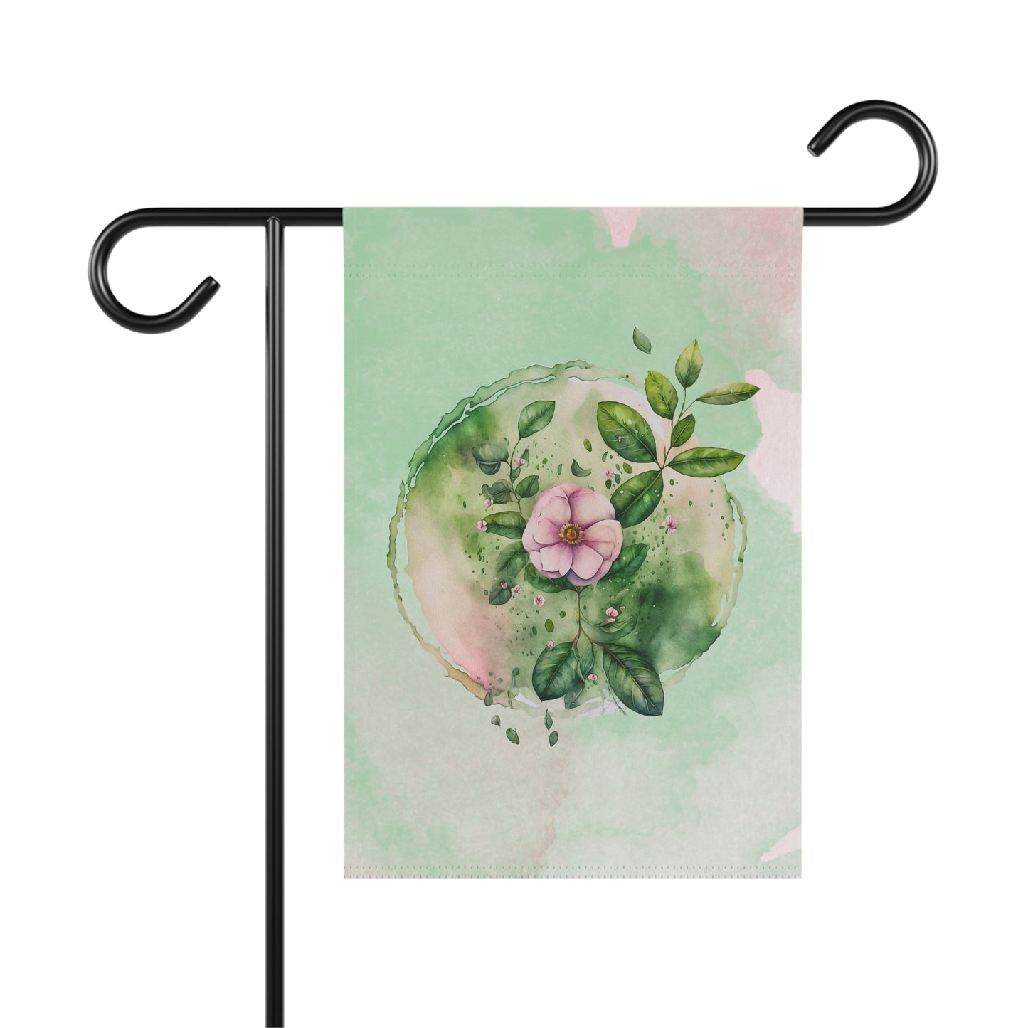 Spring Flower Garden & House Banner