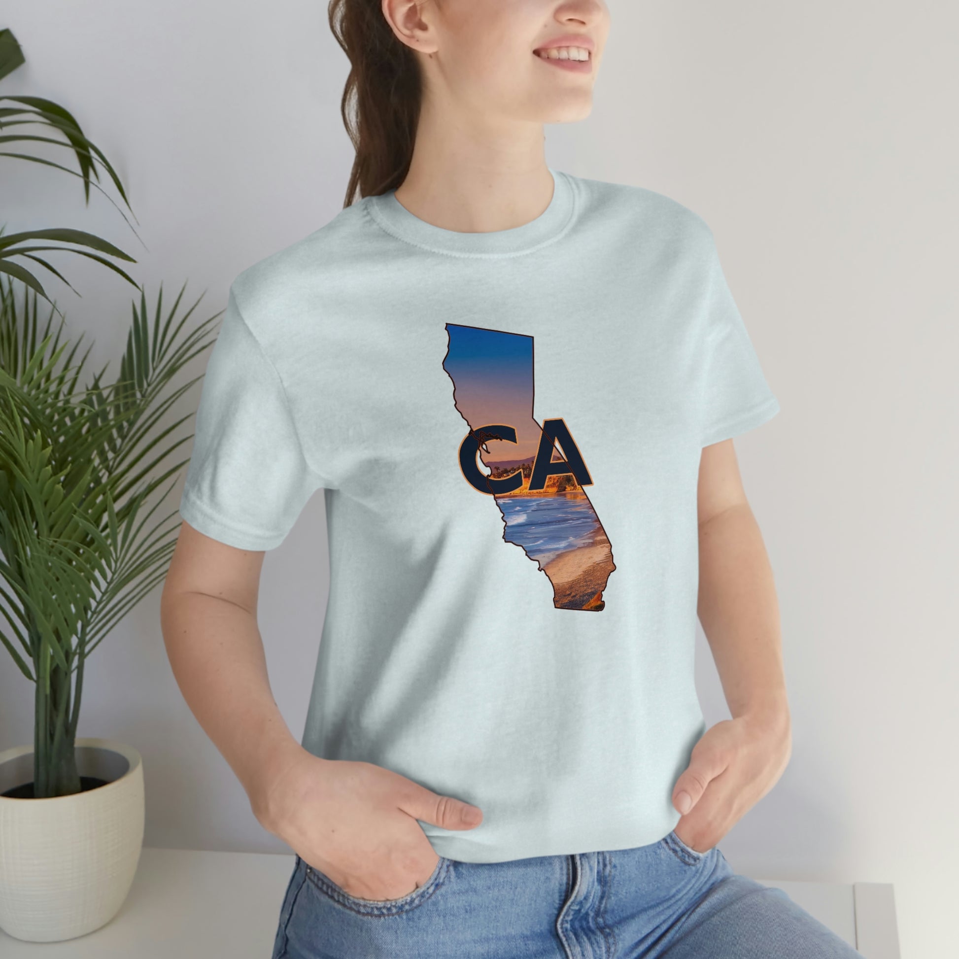 California Beach Unisex Jersey Short Sleeve Tee Tshirt T-shirt