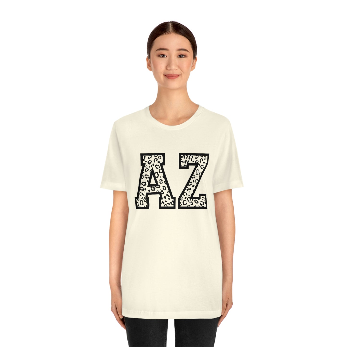 Arizona AZ Leopard Print Unisex Jersey Short Sleeve Tee Tshirt T-shirt