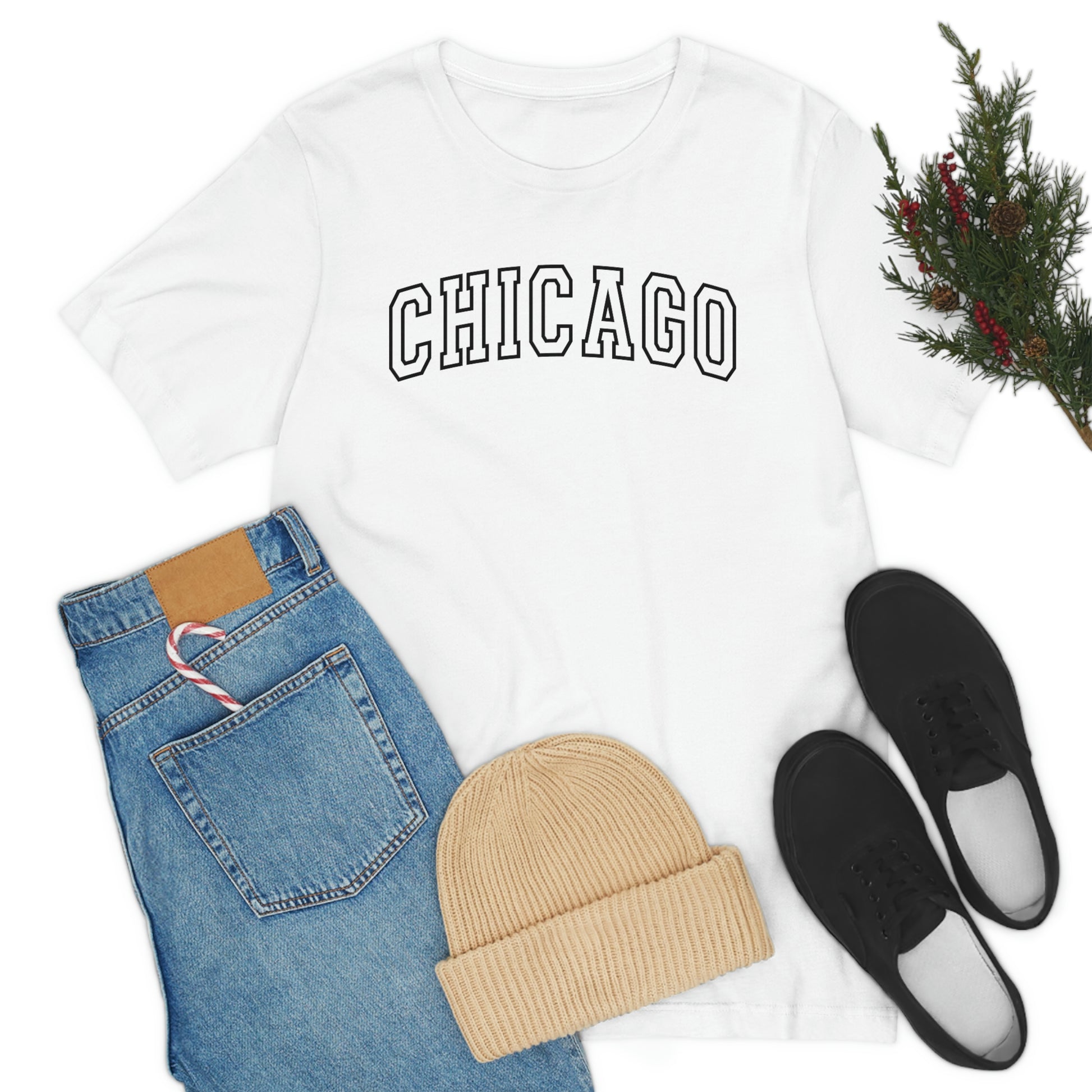 Chicago Varsity Letters Arch Short Sleeve T-shirt