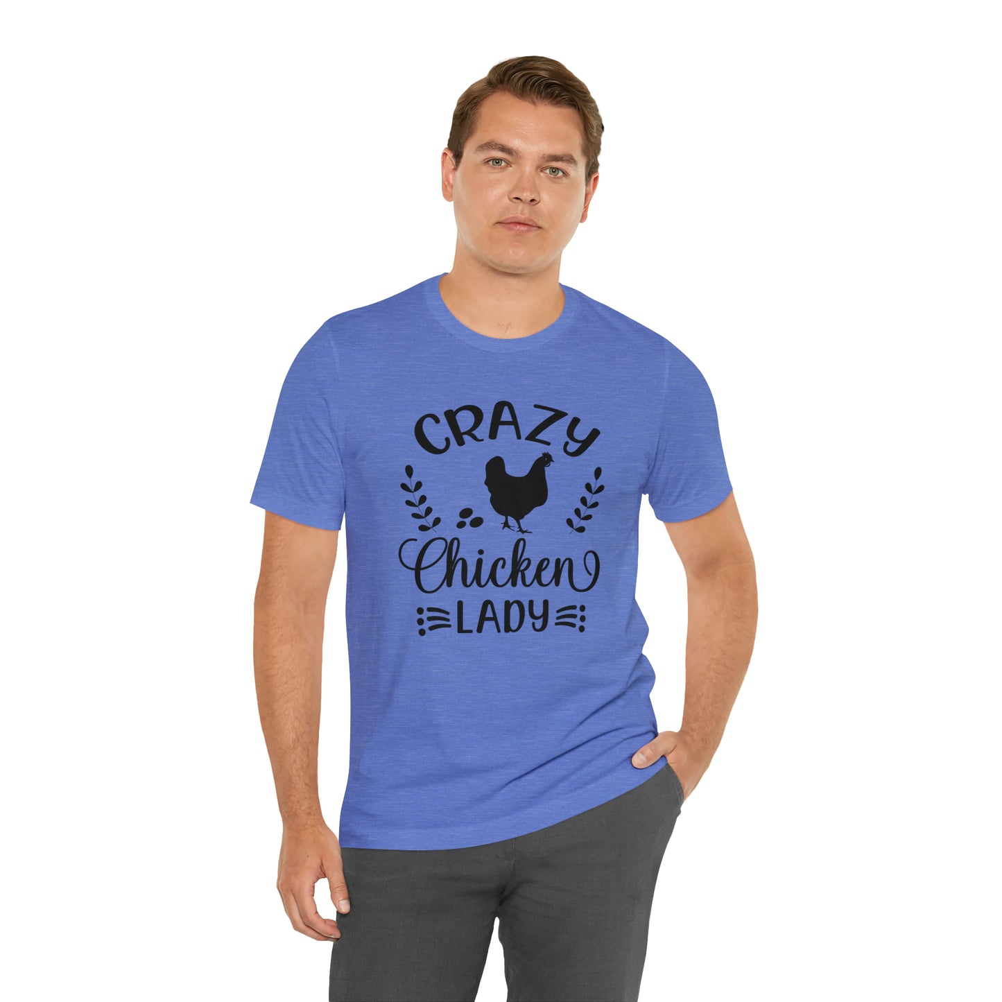 Crazy Chicken Lady Short Sleeve T-shirt