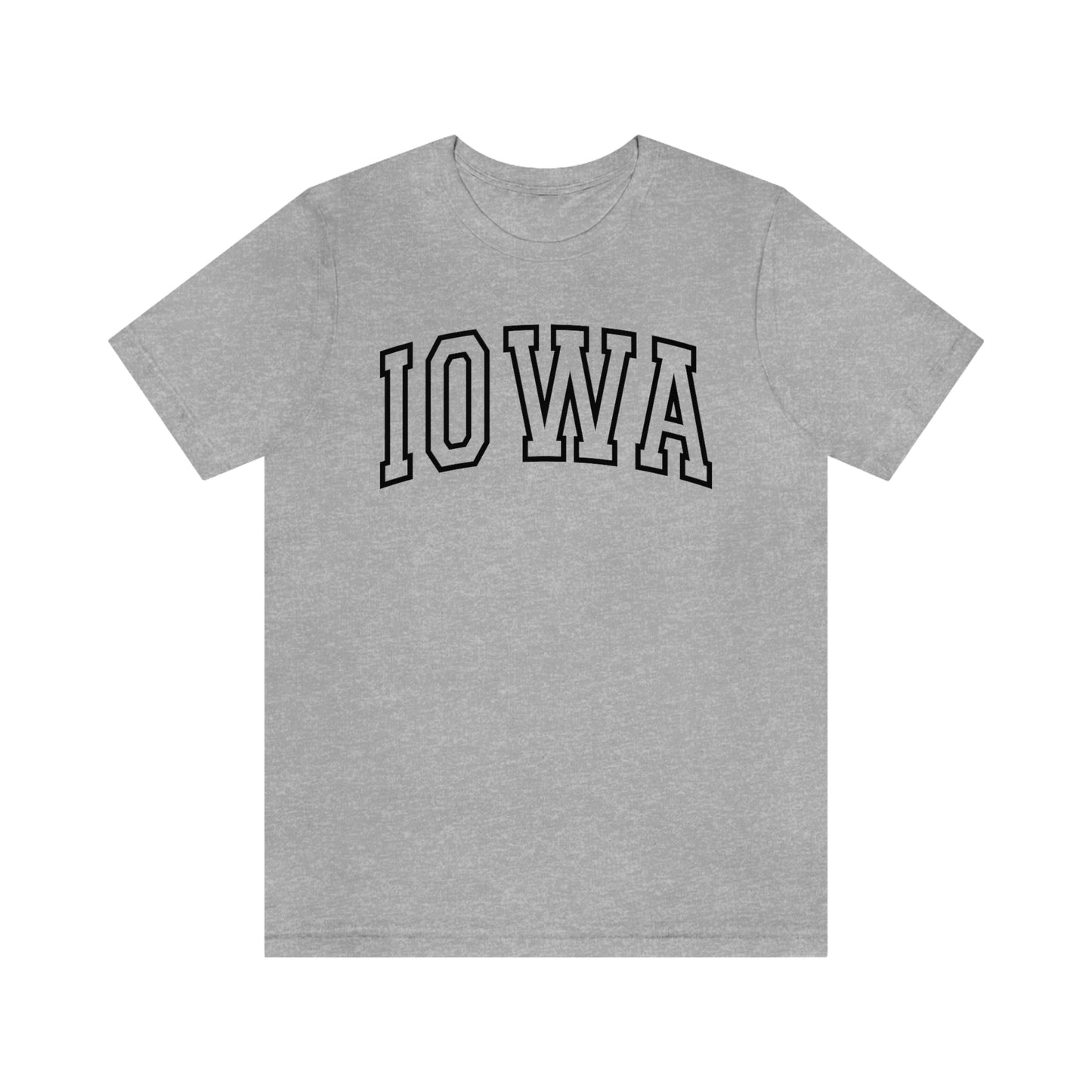 Iowa Varsity Letters Arch Short Sleeve T-shirt