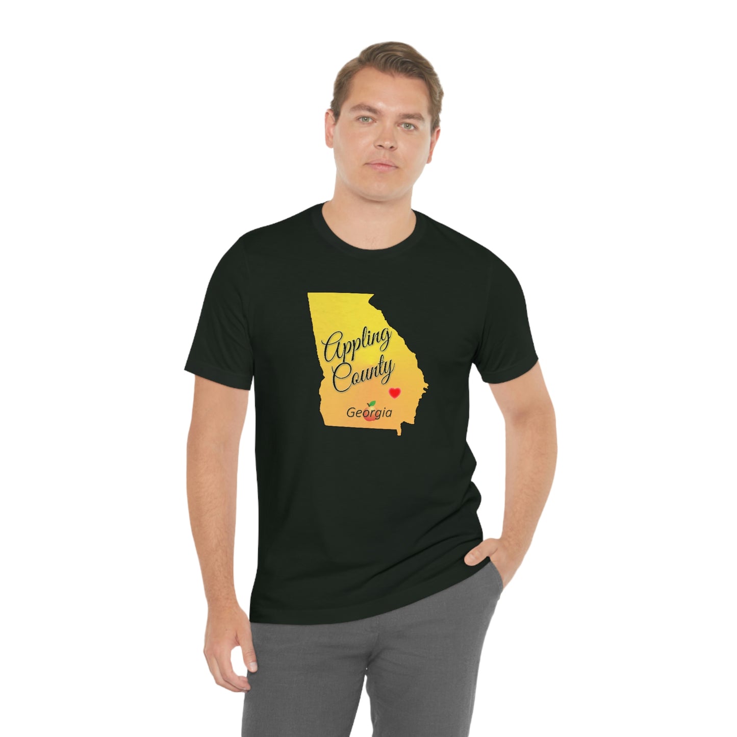 Appling County Georgia Unisex Jersey Short Sleeve Tee