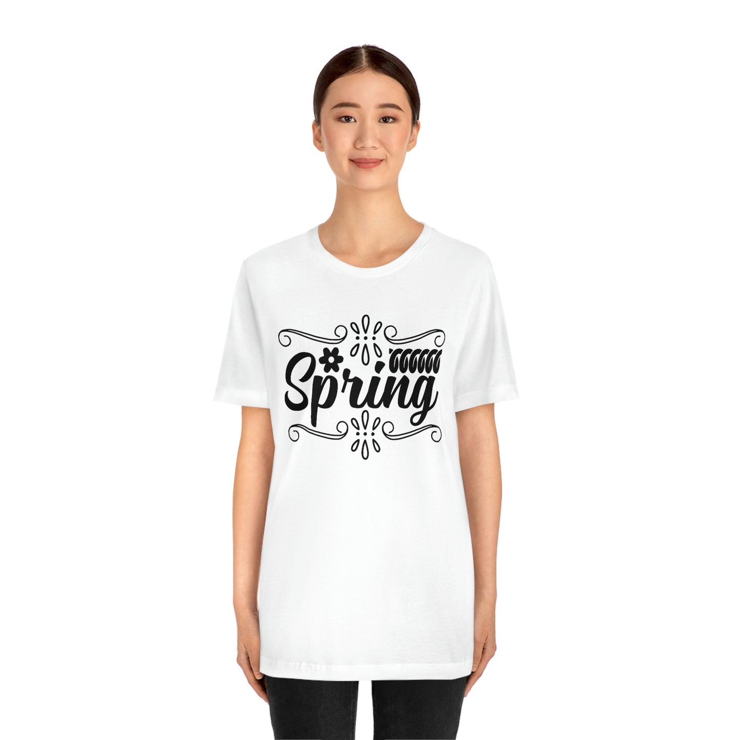 Spring with Frame Unisex Jersey Short Sleeve Tee