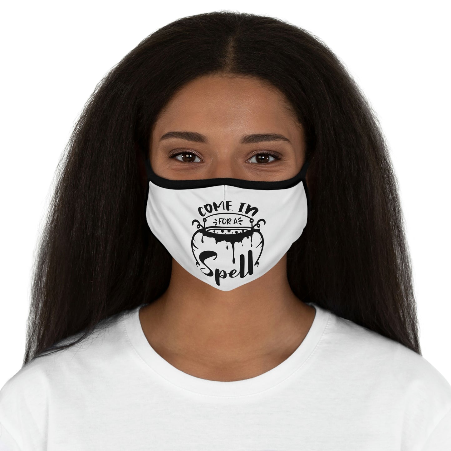 Come in for a Spell Fitted Polyester Face Mask