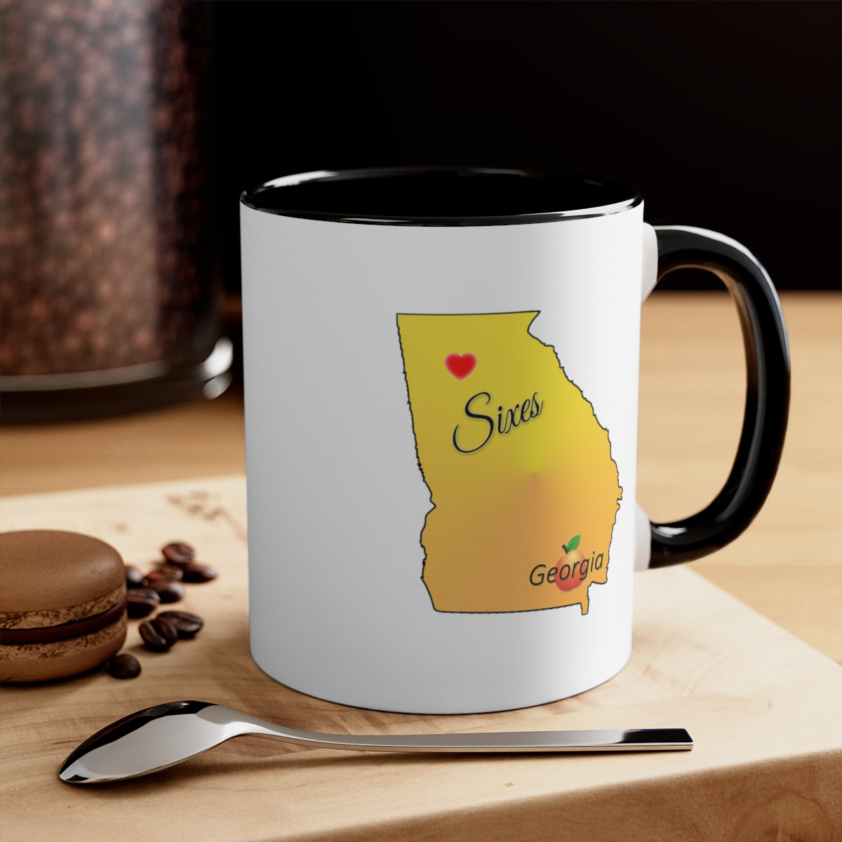 Sixes Georgia Accent Coffee Mug, 11oz