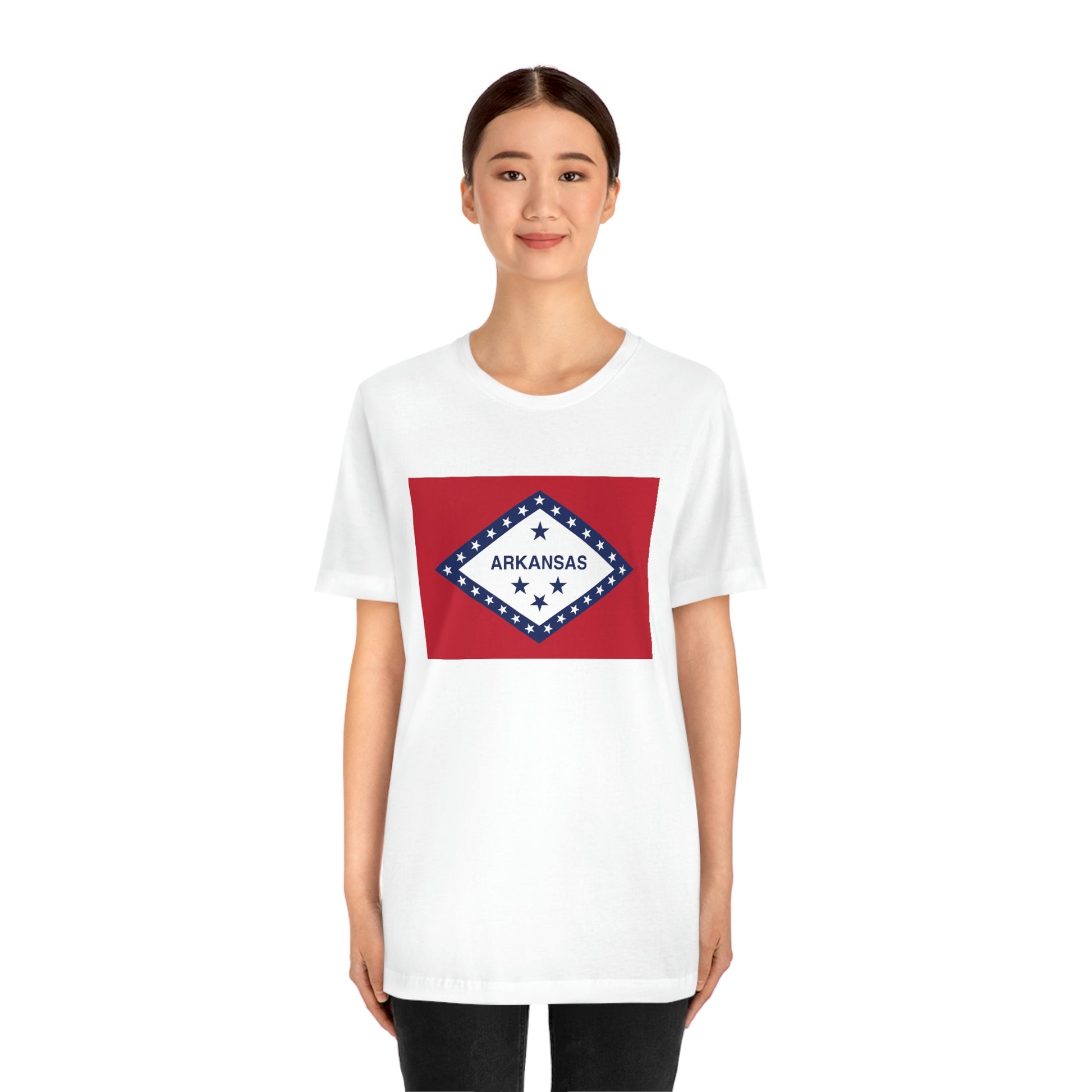 Arkansas Flag Unisex Jersey Short Sleeve Tee Tshirt T-shirt