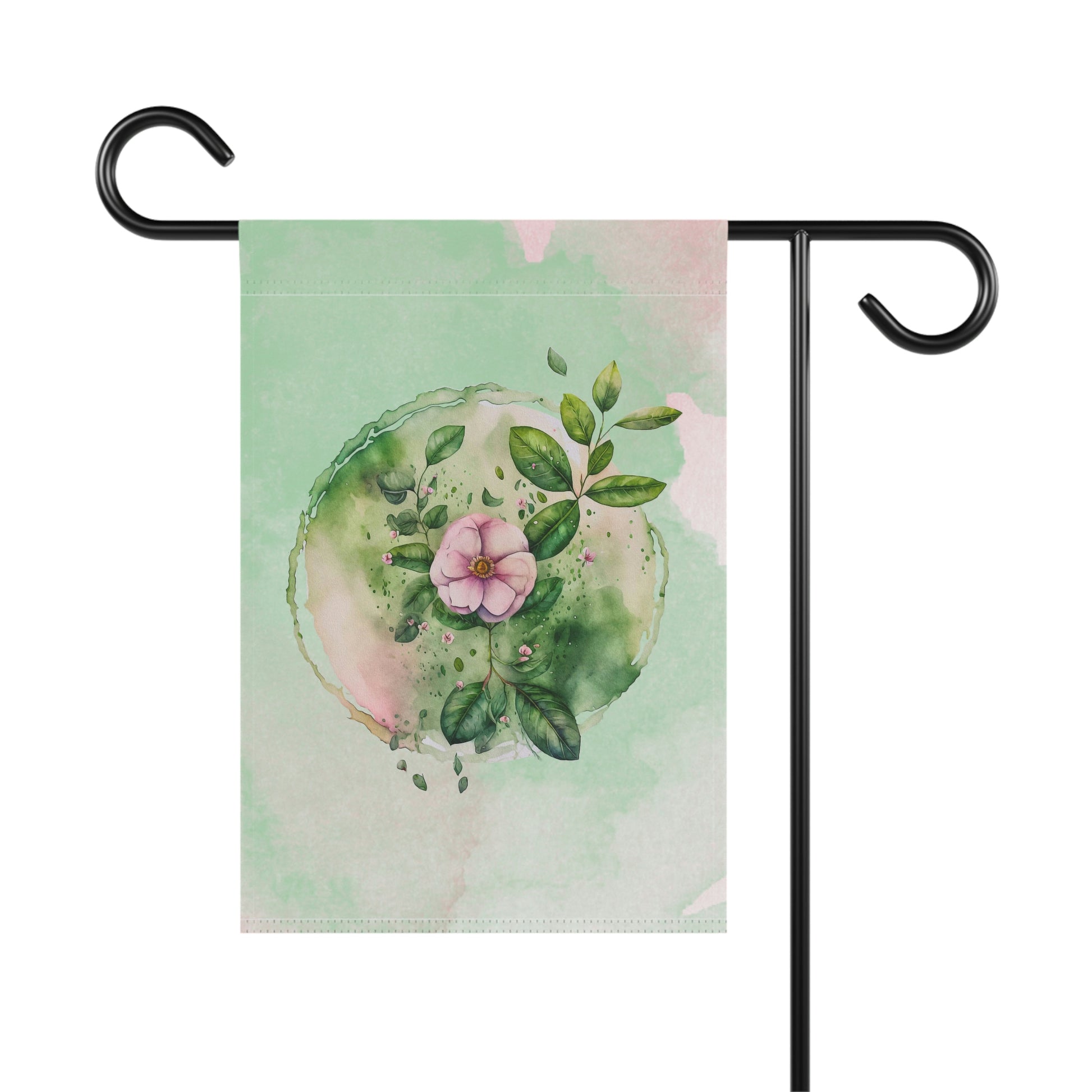 Spring Flower Garden & House Banner