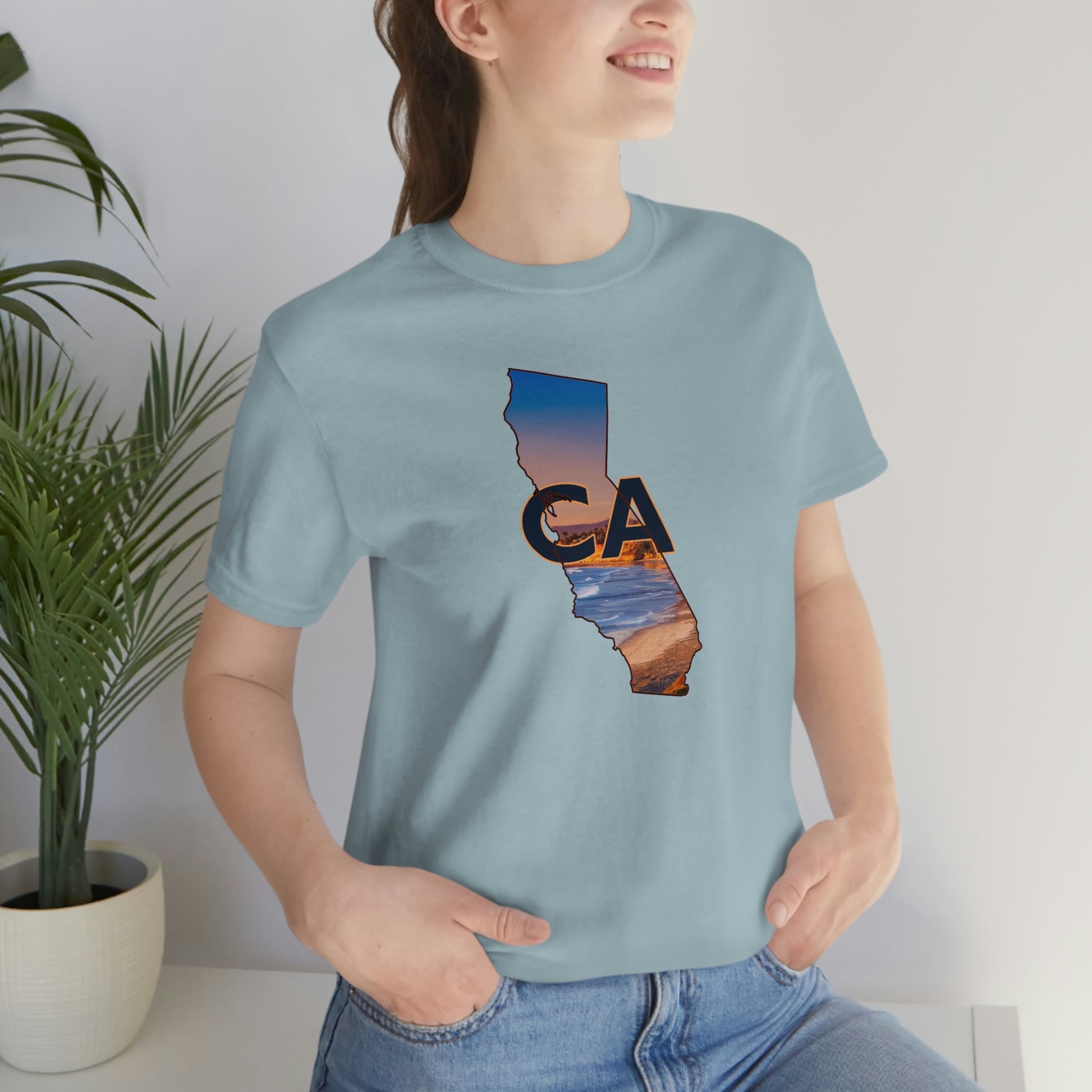 California Beach Unisex Jersey Short Sleeve Tee Tshirt T-shirt