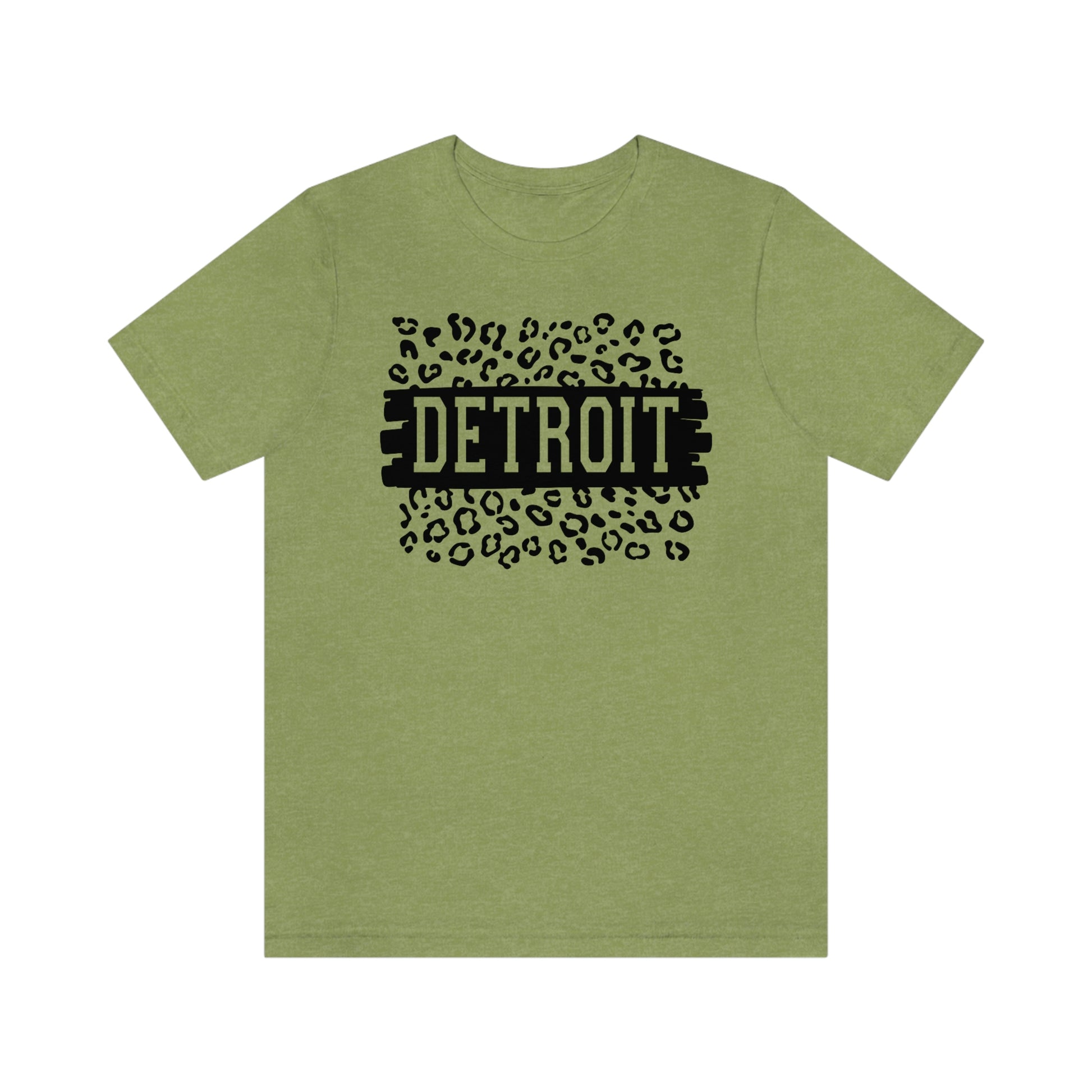Detroit Leopard Print Short Sleeve T-shirt