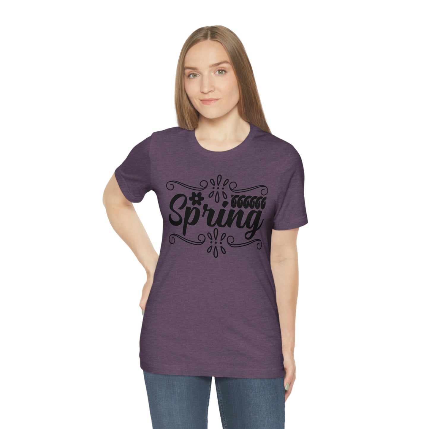 Spring with Frame Unisex Jersey Short Sleeve Tee