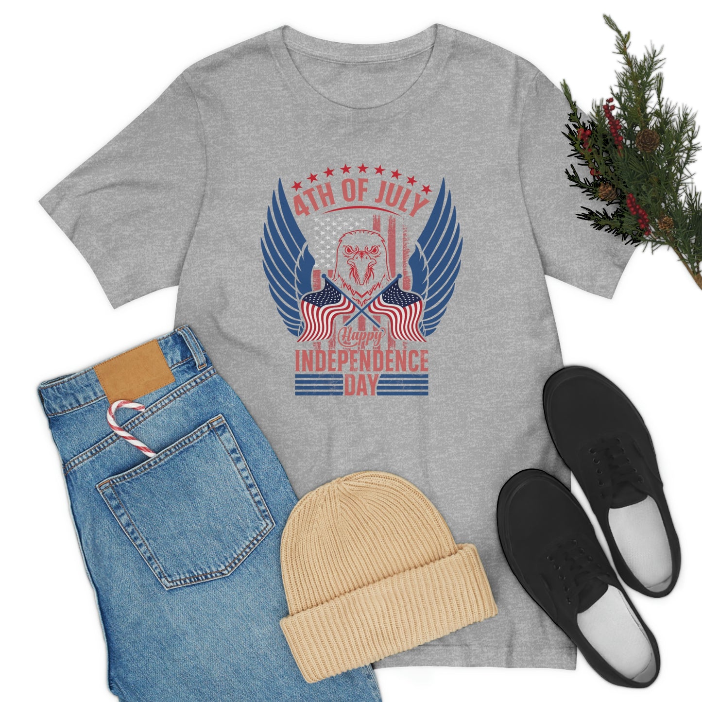 4th of July Happy Independence Day Tee tshirt t-shirt