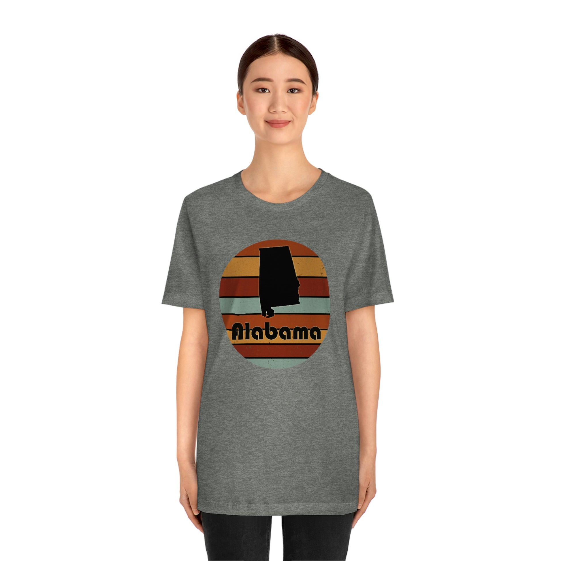 Alabama Retro Sunset Unisex Jersey Short Sleeve T-shirt