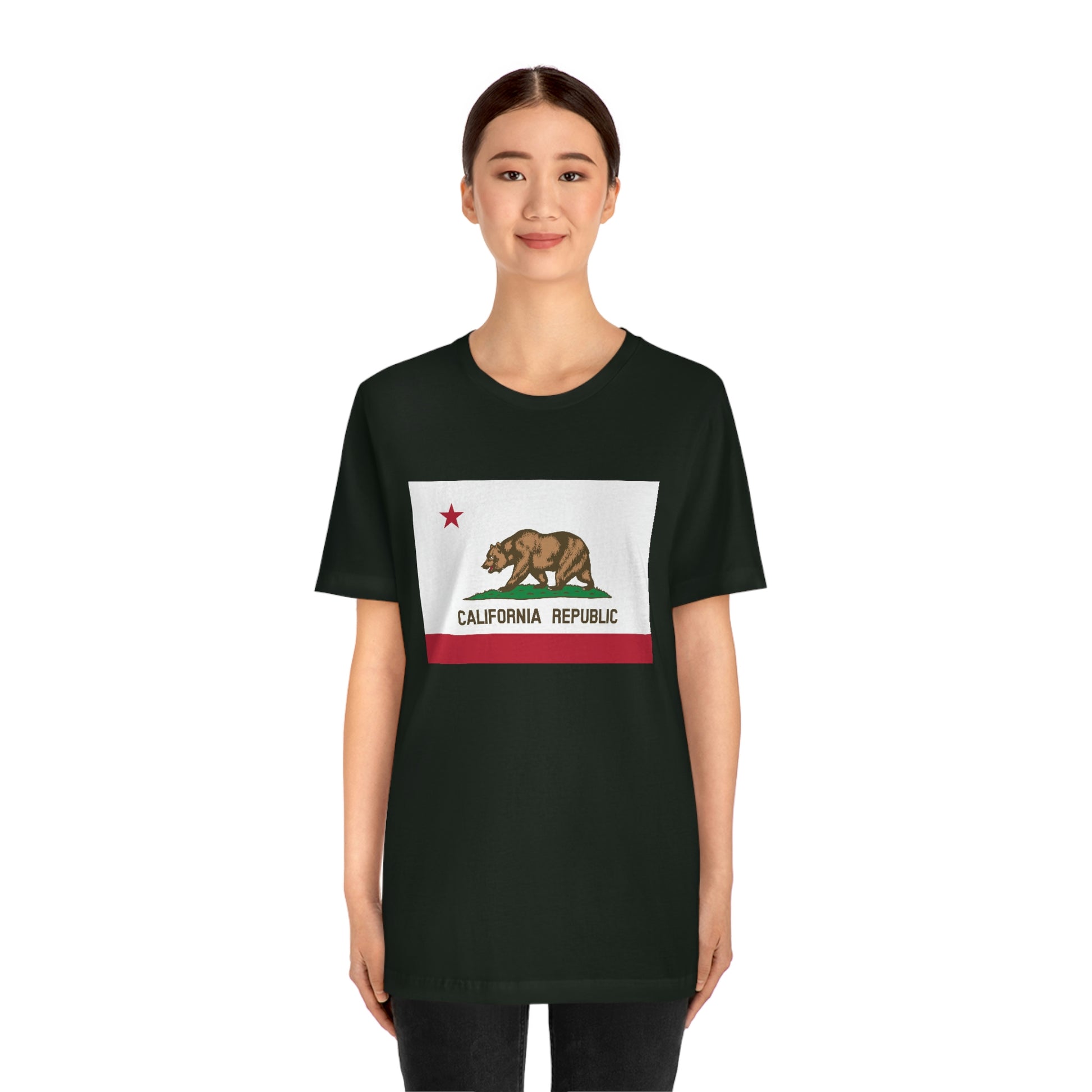 California Flag Unisex Jersey Short Sleeve Tee Tshirt T-shirt