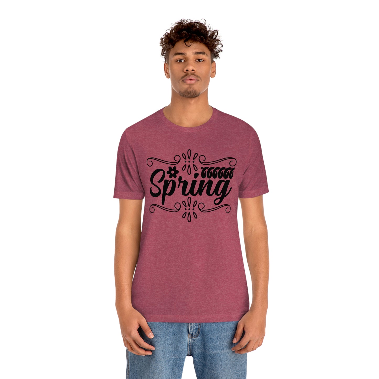 Spring with Frame Unisex Jersey Short Sleeve Tee