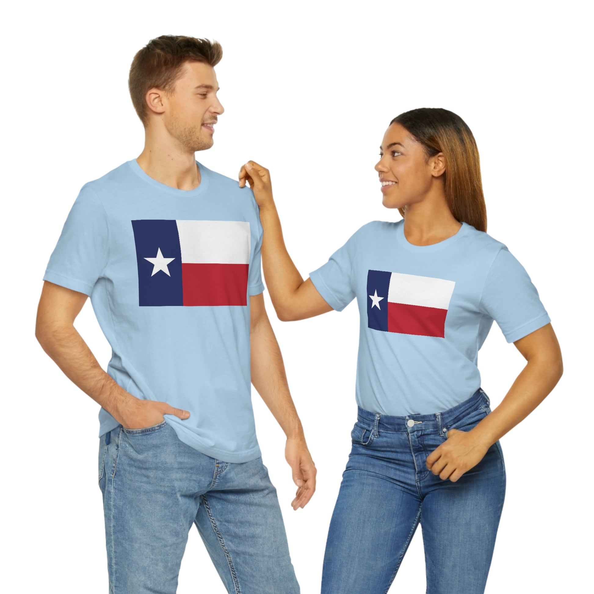 Texas Flag Unisex Jersey Short Sleeve Tee Tshirt T-shirt