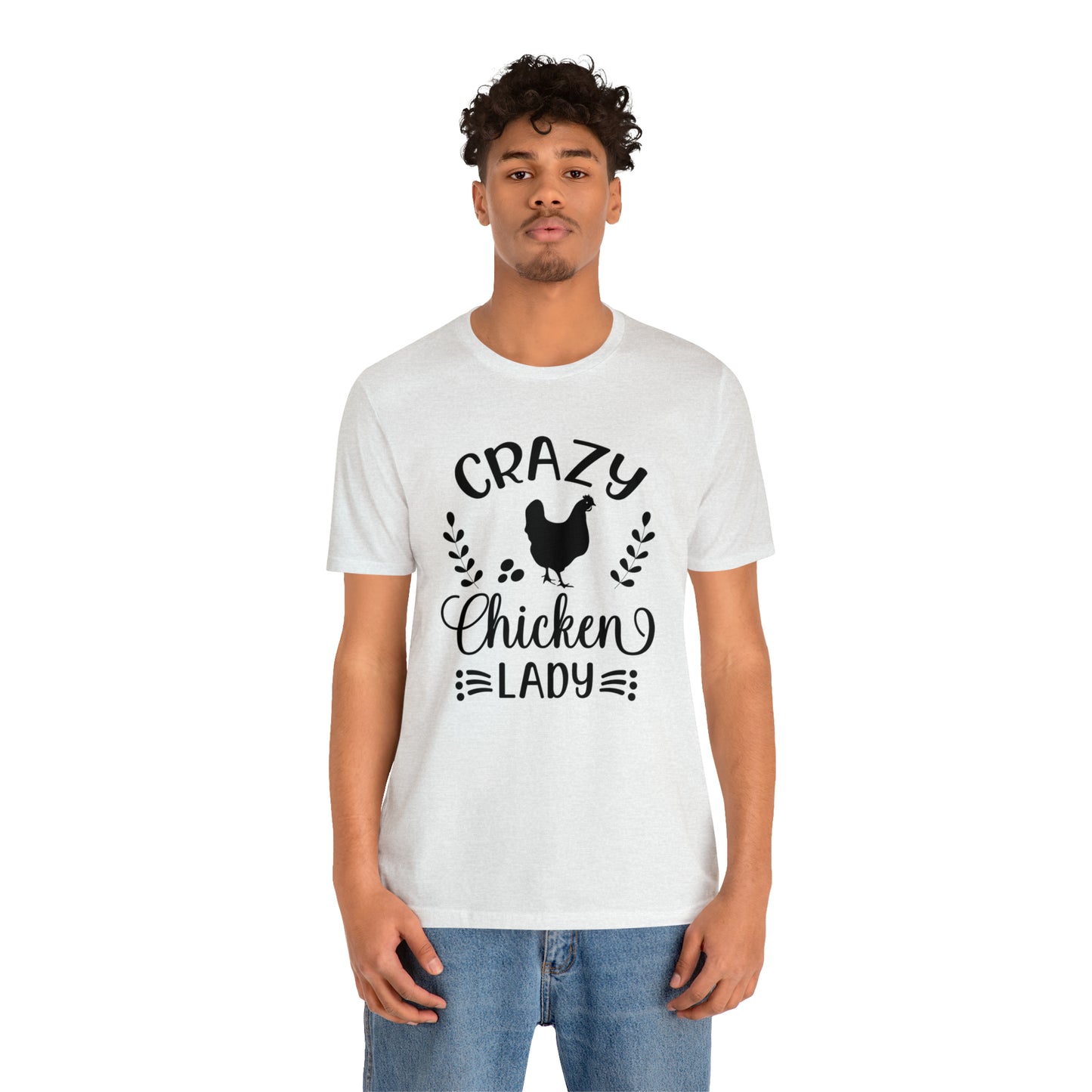 Crazy Chicken Lady Short Sleeve T-shirt