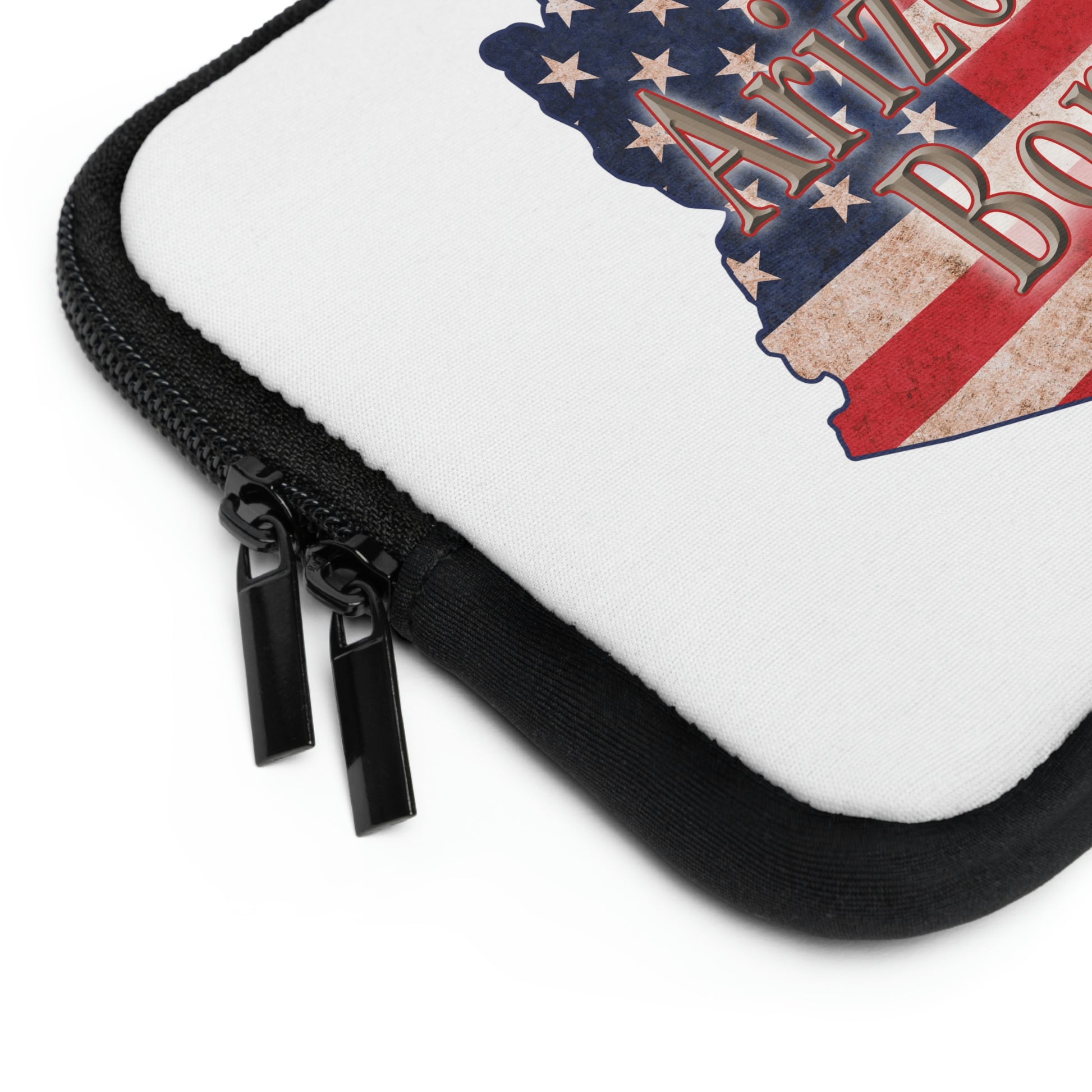 Arizona Born US Flag Print Laptop Sleeve