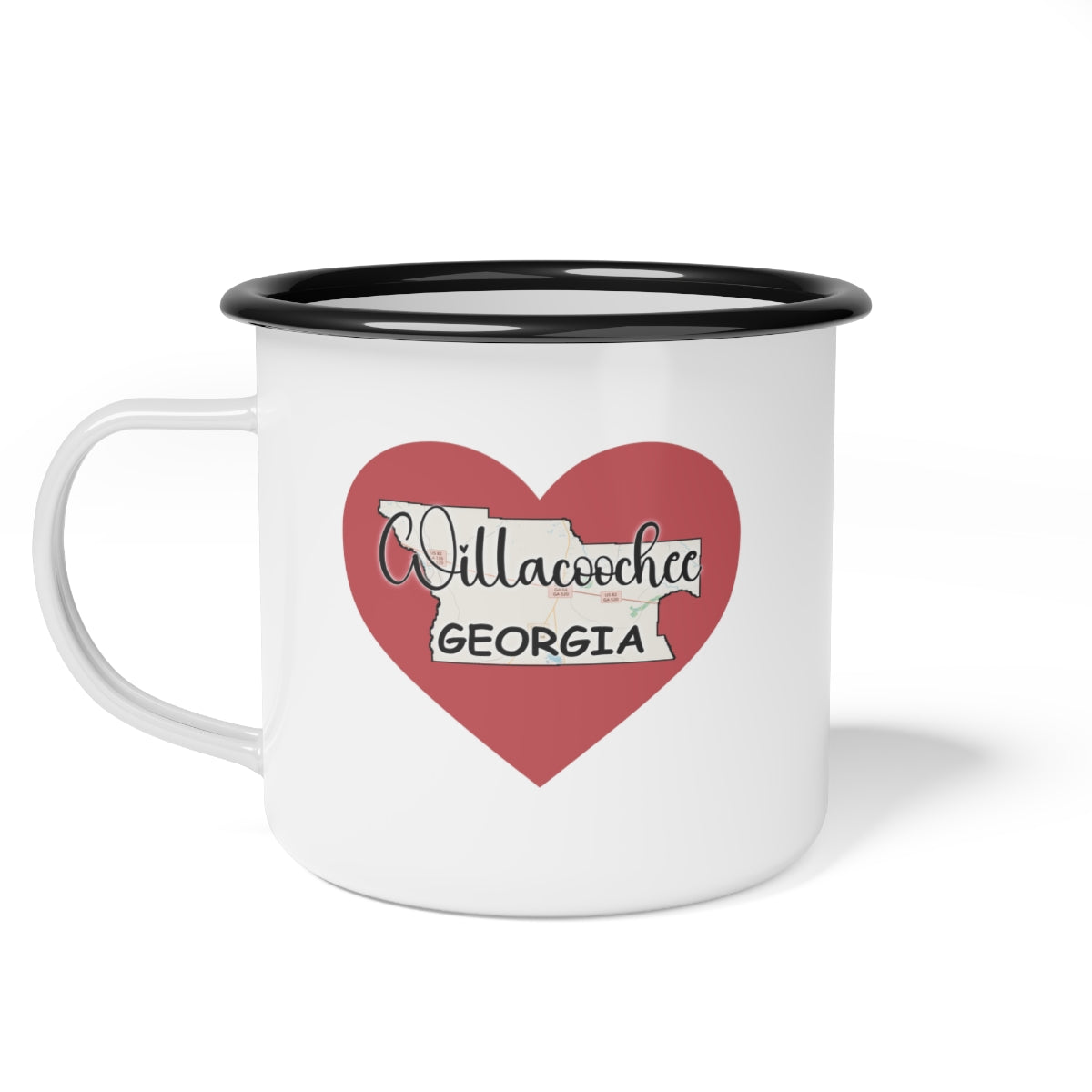 Willacoochee Georgia Enamel Camp Cup