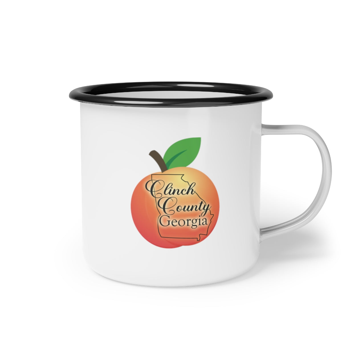 Clinch County Georgia Enamel Camp Cup