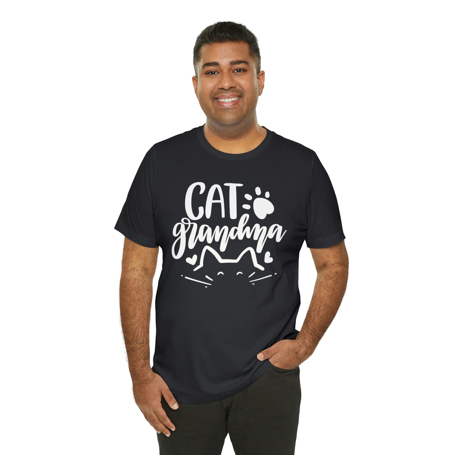 Cat Grandma Short Sleeve T-shirt