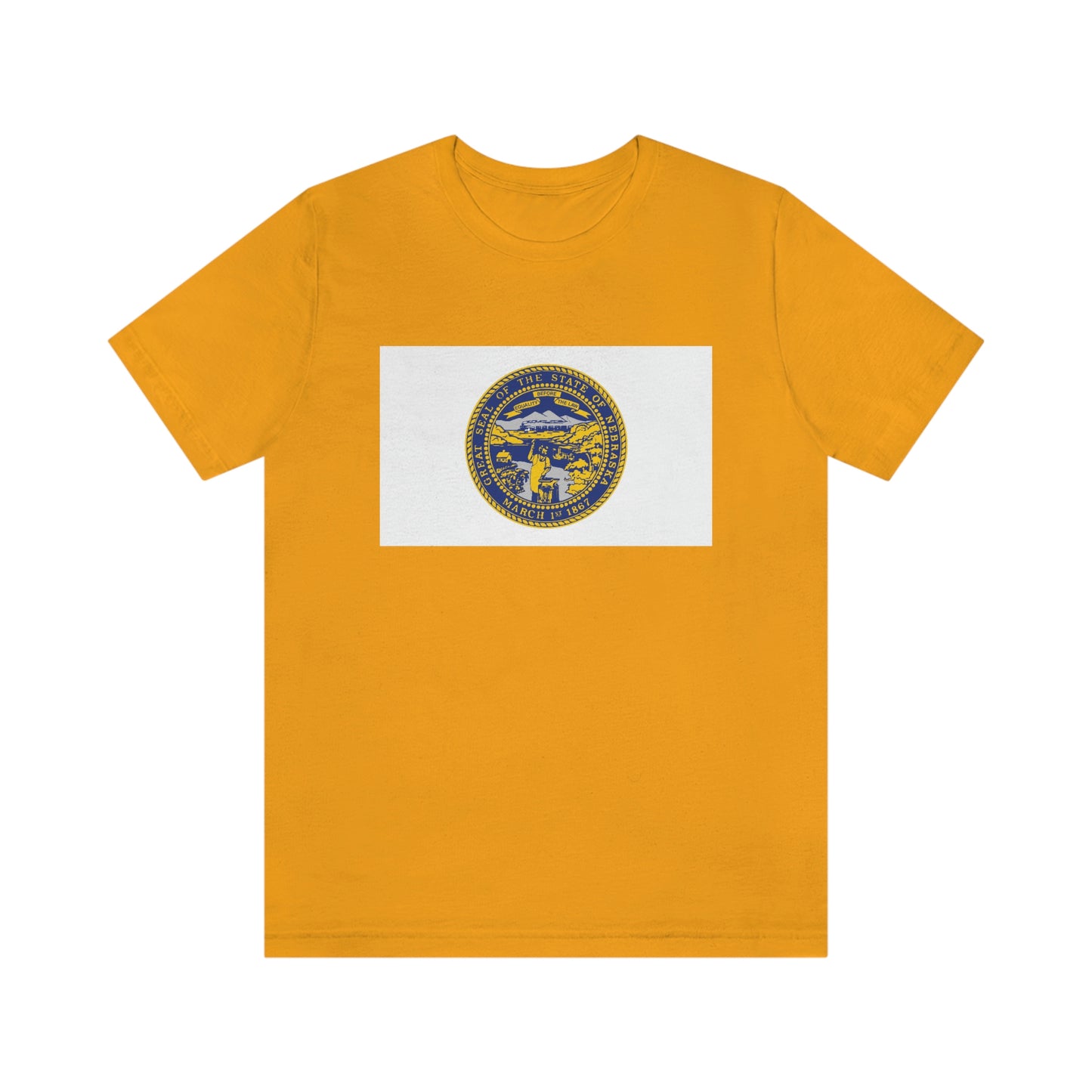 Nebraska Flag Unisex Jersey Short Sleeve Tee Tshirt T-shirt