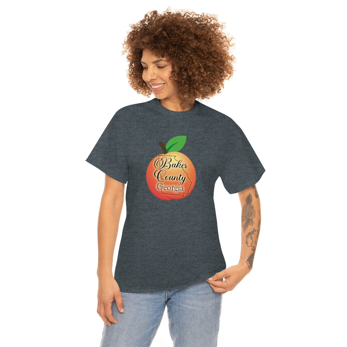 Baker County Georgia Unisex Heavy Cotton Tee