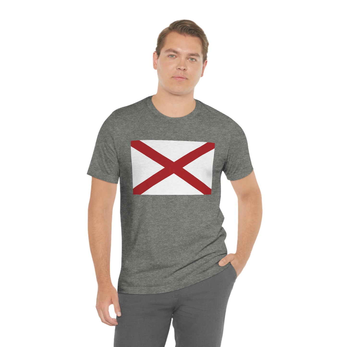 Alabama Flag Unisex Jersey Short Sleeve T-shirt