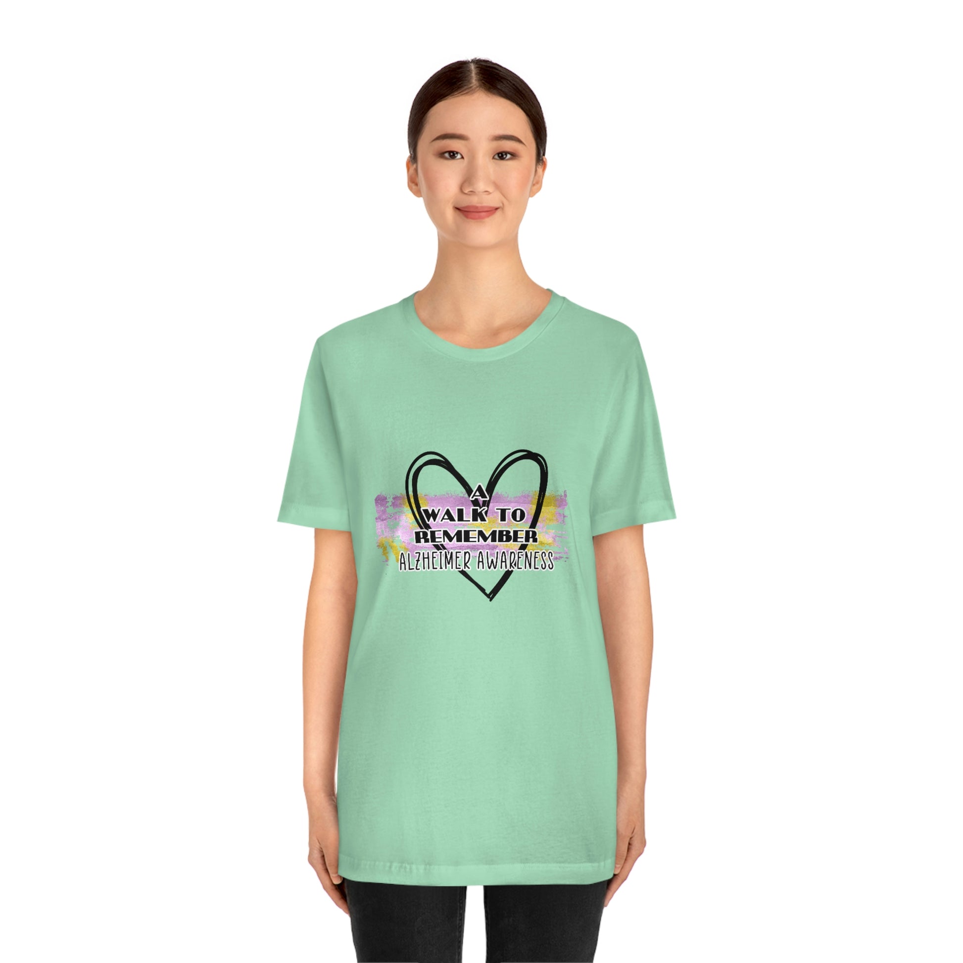 A Walk to Remember Alzheimer Awareness Unisex Jersey Short Sleeve Tee Tshirt T-shirt