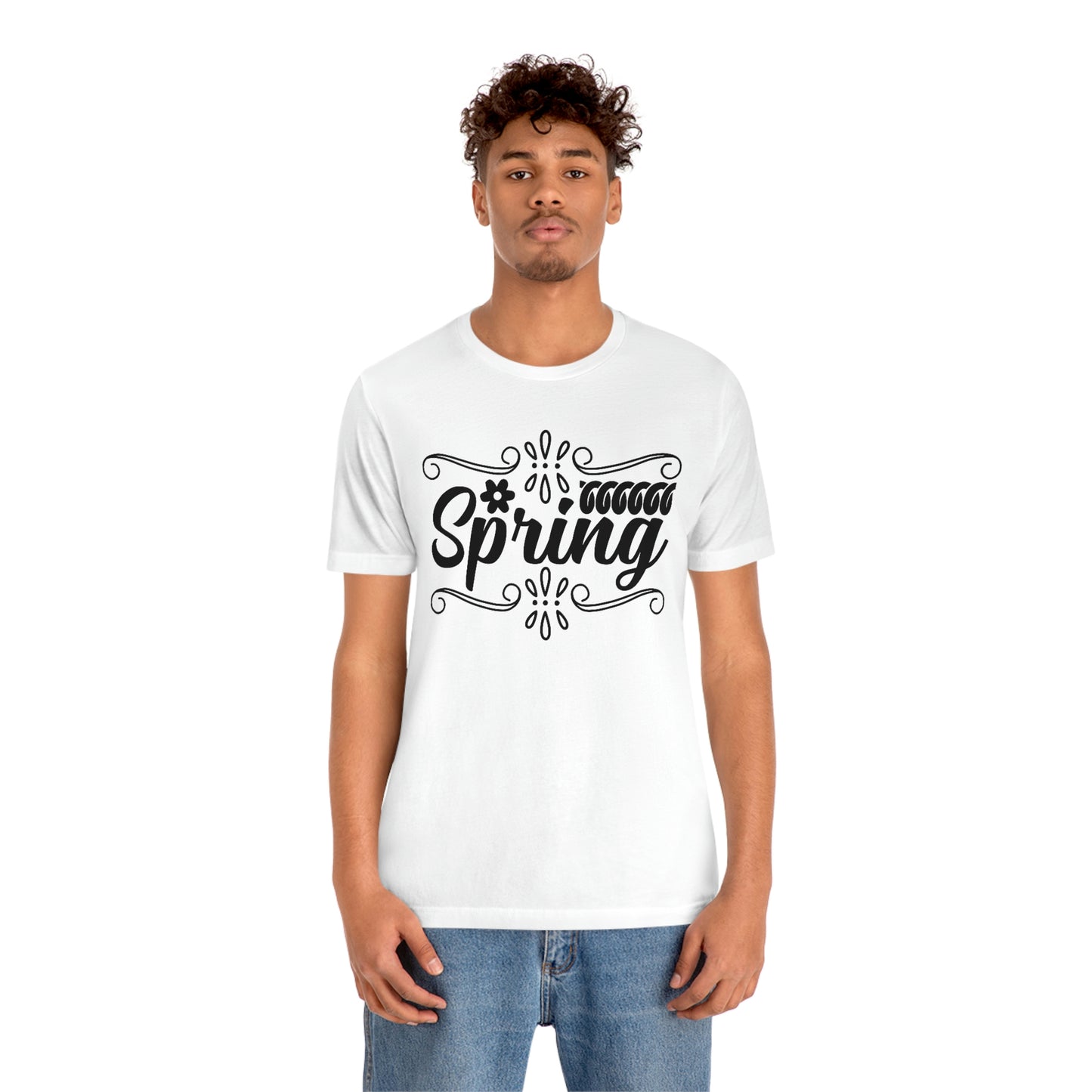 Spring with Frame Unisex Jersey Short Sleeve Tee