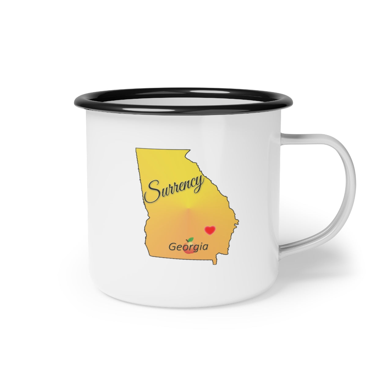 Surrency Georgia Enamel Camp Cup