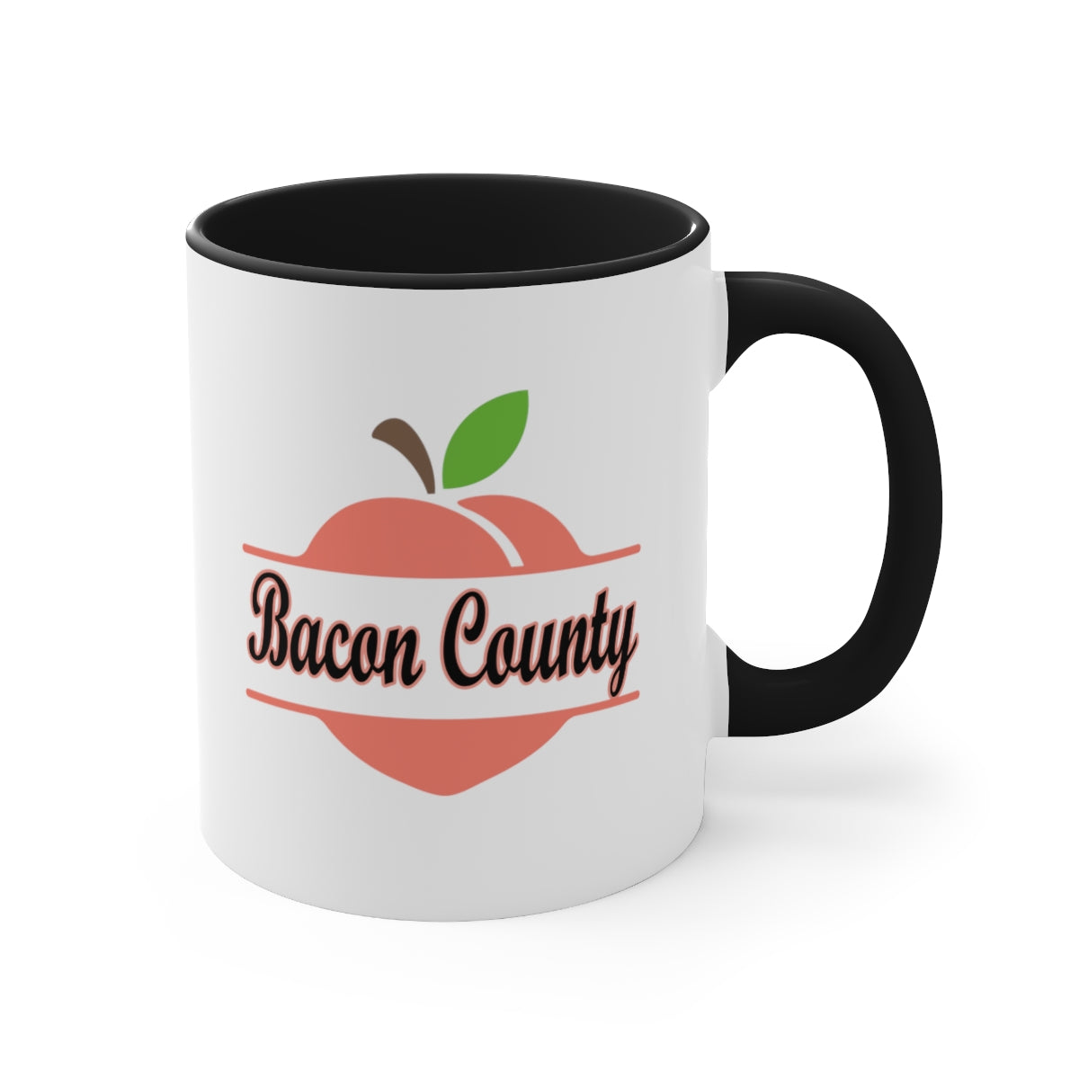 Bacon County Georgia Accent Coffee Mug, 11oz