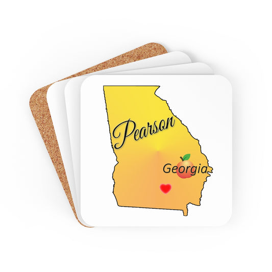 Pearson Georgia Corkwood Coaster Set