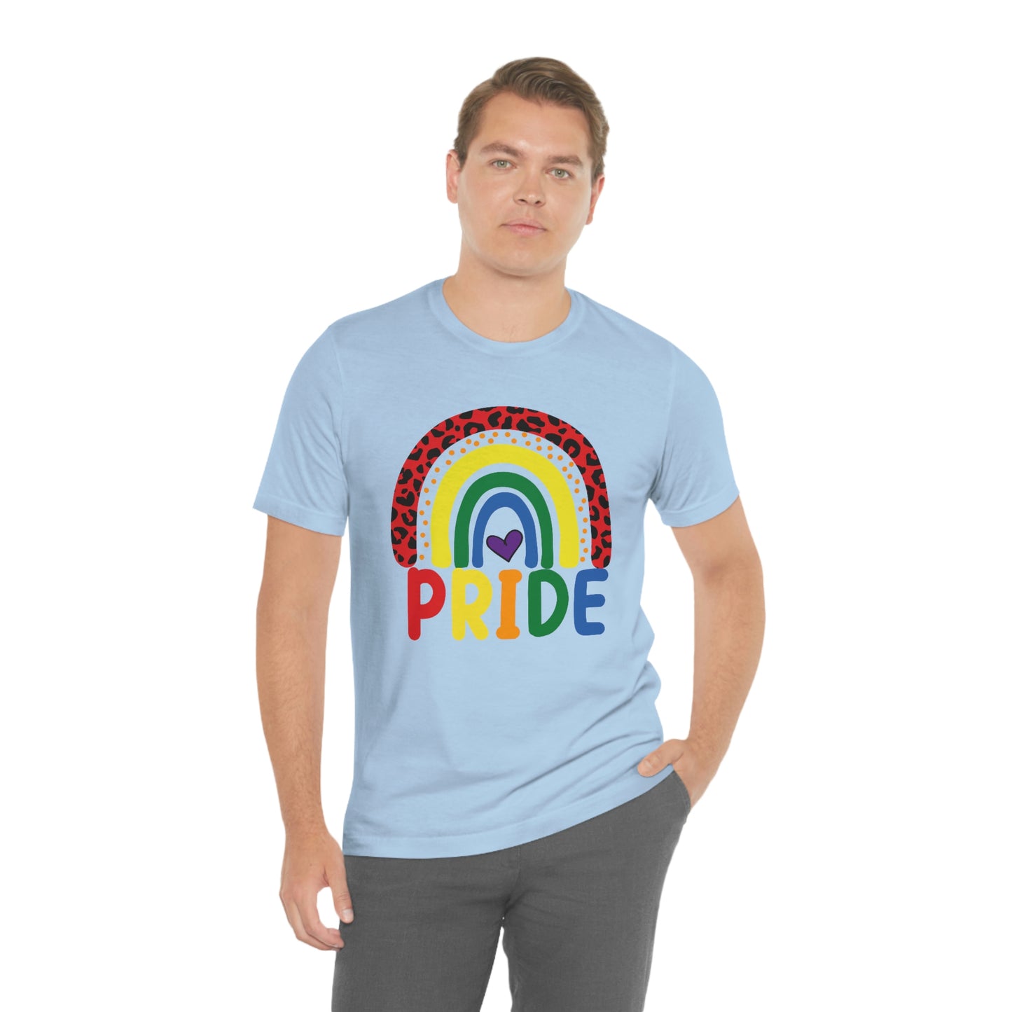 LGBTQIA Awareness Pride Print Unisex Jersey Short Sleeve Tee