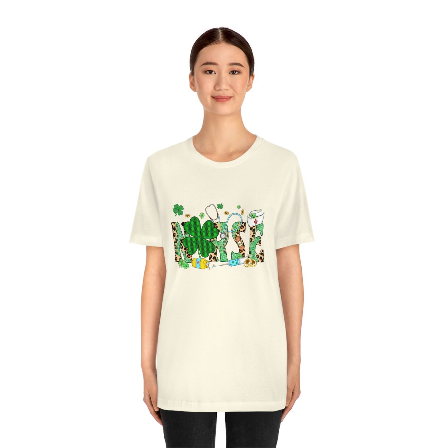 Nurse St. Patrick's Day Unisex Jersey Short Sleeve Tee