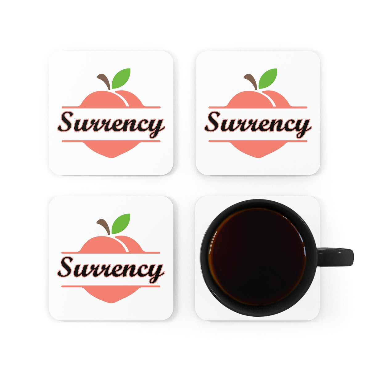 Surrency Georgia Corkwood Coaster Set