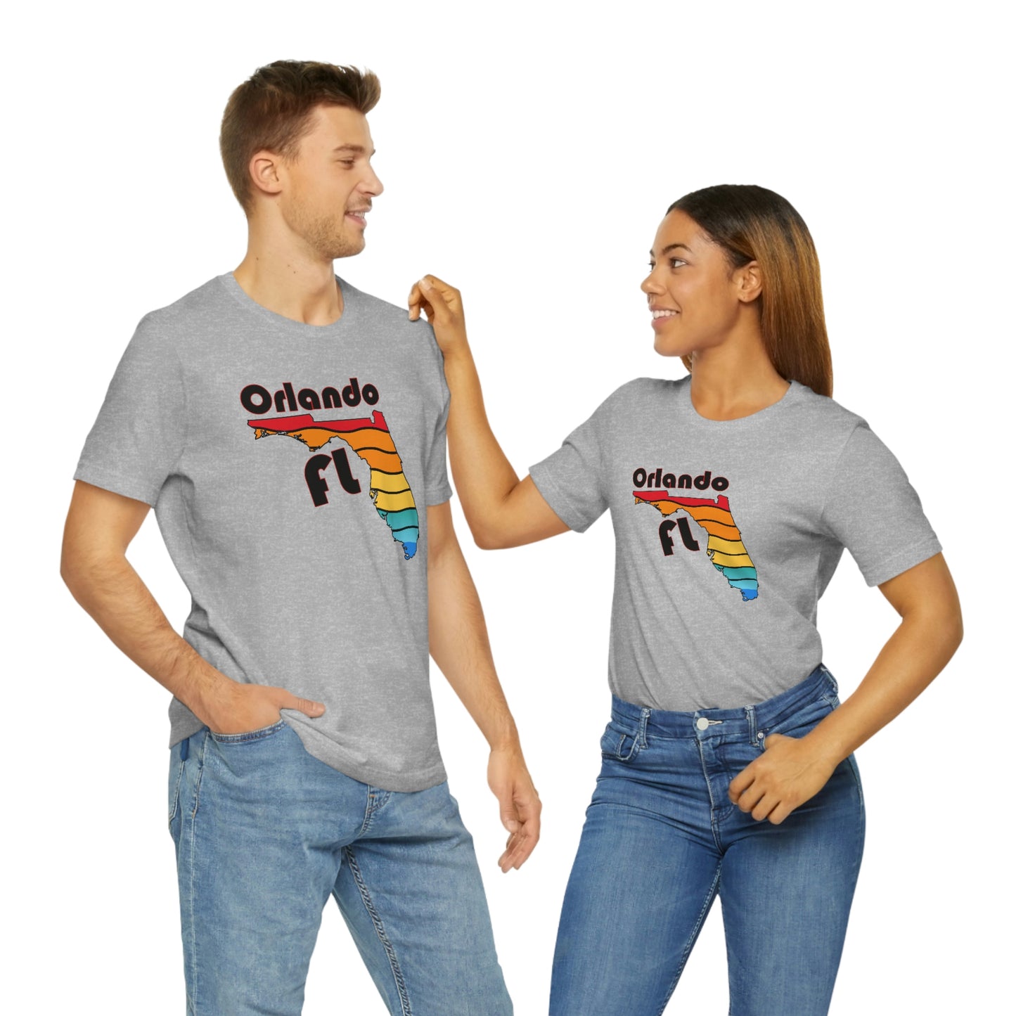 Orlando Florida Rainbow Florida Short Sleeve T-shirt