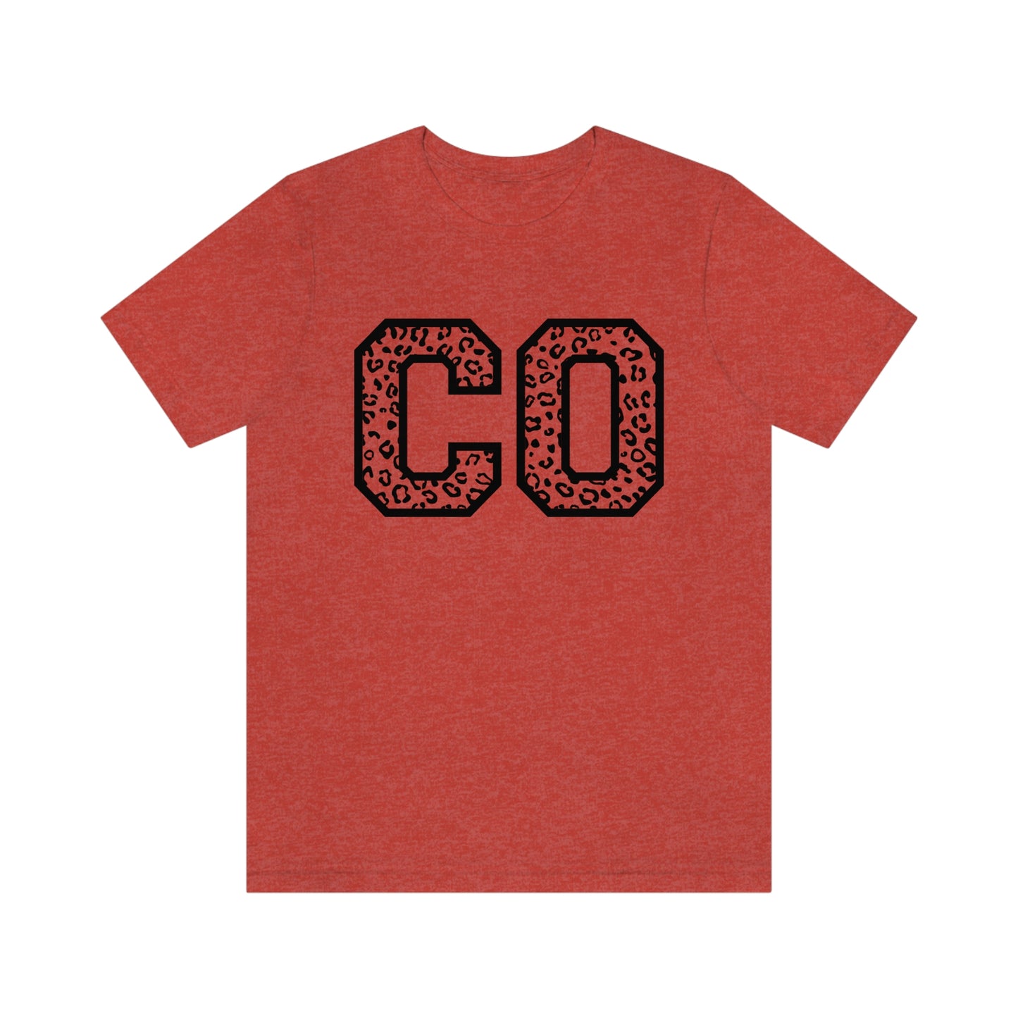 Colorado Leopard Print Unisex Jersey Short Sleeve Tee Tshirt T-shirt