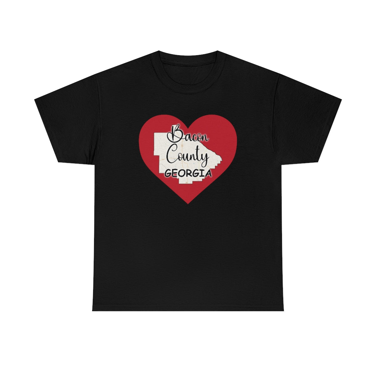 Bacon County Georgia Unisex Heavy Cotton Tee