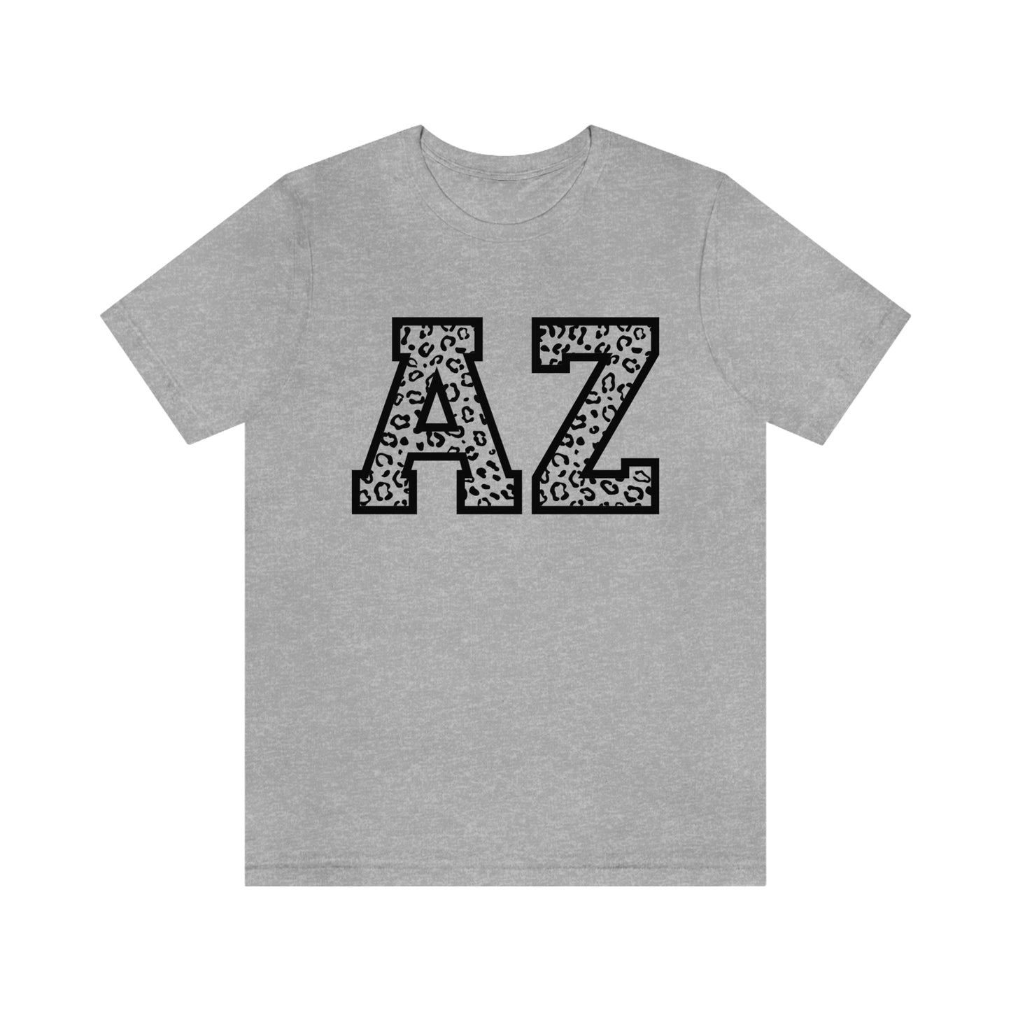 Arizona AZ Leopard Print Unisex Jersey Short Sleeve Tee Tshirt T-shirt