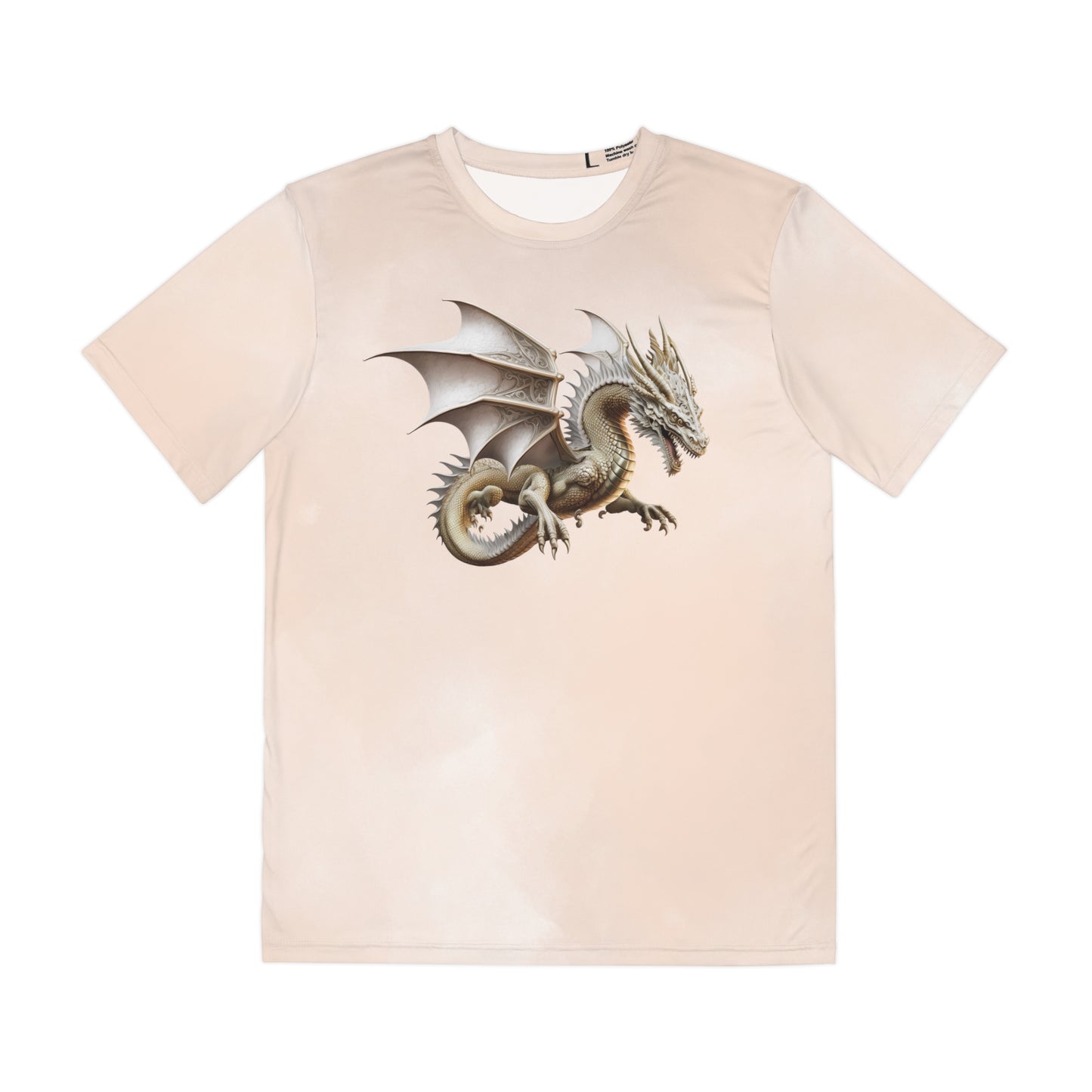 Dragon on Watercolor Background T-shirt