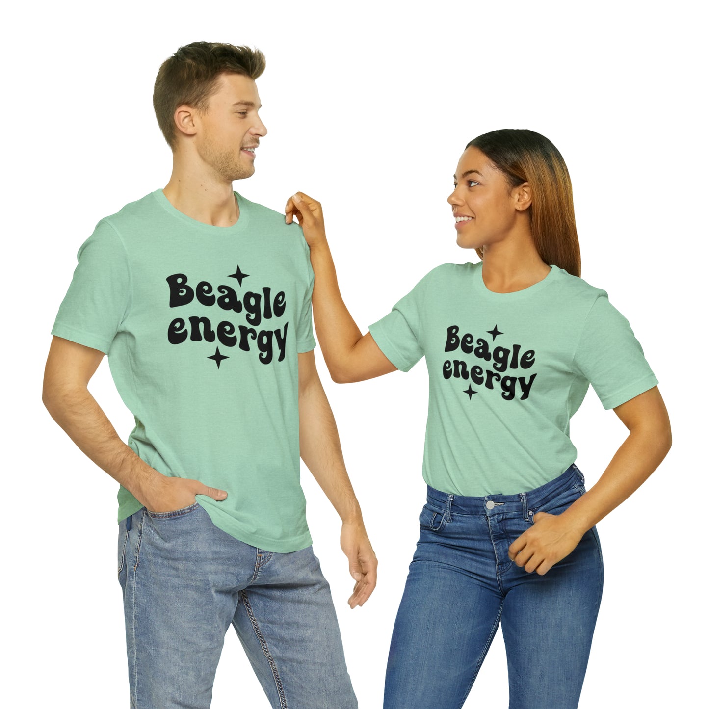 Beagle Energy Dog Short Sleeve T-shirt